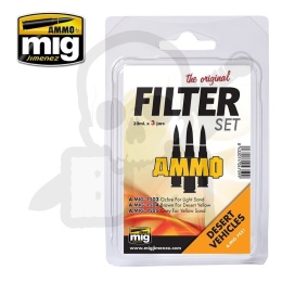 Ammo Mig 7451 Filter Set Desert Vehicles