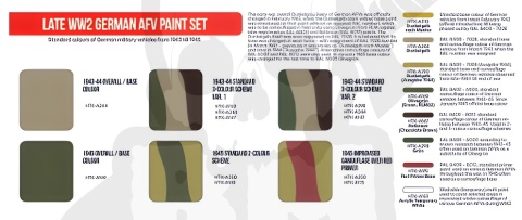 Hataka AS94 Late WW2 German AFV paint set