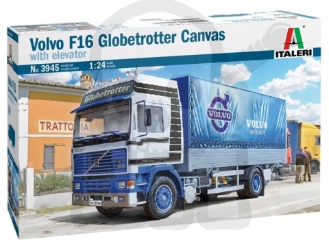 1:24 Ciężarówka Volvo F16 Globetrotter Canvas Truck