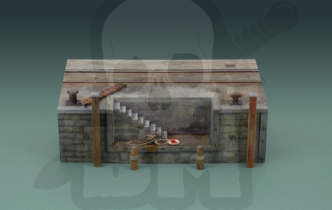 1:35 Dock with Stairs