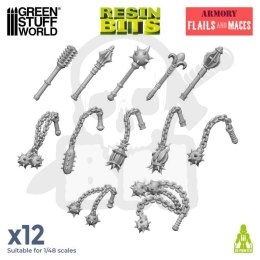 3D printed set Flails and Maces 12 szt.