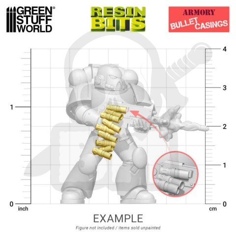 3D printed set Bullet Casings 37 szt.