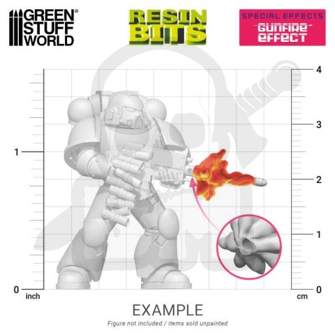 3D printed set Gunfire Effect 23 szt.