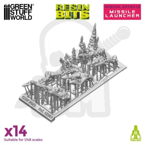 3D printed set Missile Launcher Effect 14 szt.