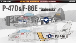 Academy 12530 P-47D & F-86E Gabreski 1:72
