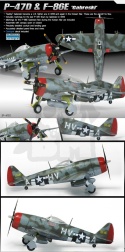 Academy 12530 P-47D & F-86E Gabreski POLSKI AS 34 zwycięstwa 1:72
