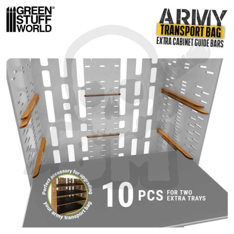 Extra rails for Miniatures Carrying Case - dodatkowe prowadnice