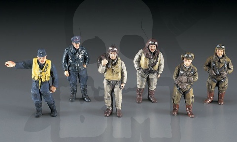 Hasegawa X48-07 WWII Pilot Figure Set 1:48