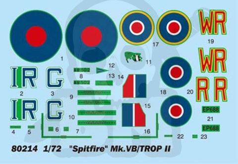 Hobby Boss 80214 Spitfire MK Vb/Trop 1:72