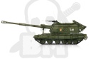 Hobby Boss 82927 Działo samobieżne 2S19-M1 Msta-S 1:72