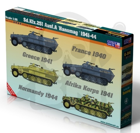 Mistercraft G-94 Sdk. Kfz. 251 ausf A 1941-44 powstańcza STARÓWKA 1:35