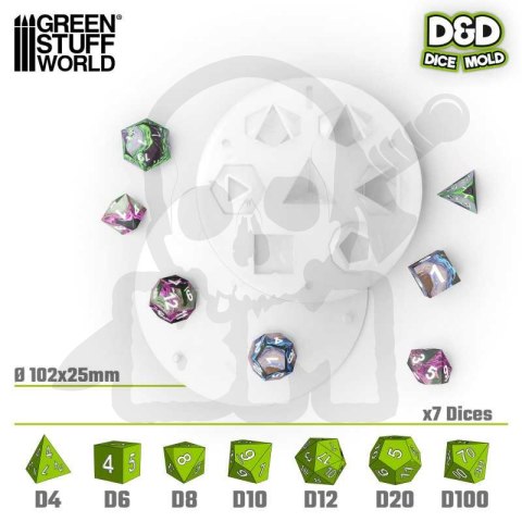 Custom DnD Dice Mold - Formy do kości RPG