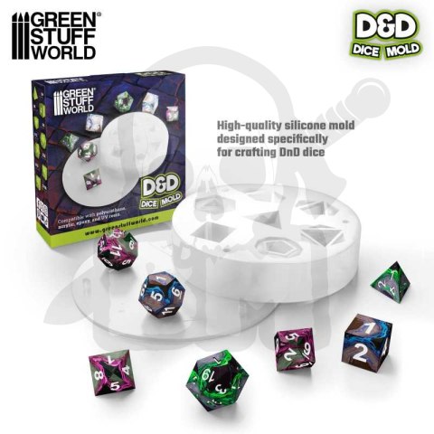 Custom DnD Dice Mold - Formy do kości RPG