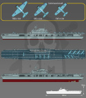 Academy USS Enterprise CV-6 Battle of Midway 1:700