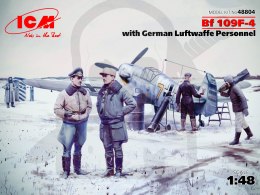 Bf 109F-4 with German Luftwaffe Personnel 1:48