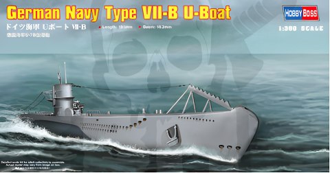 Hobby Boss 83504 German Navy Type VII-B U-Boat 1:350