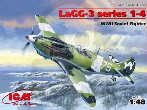 LaGG-3 series 1-4 WWII Soviet Fighter 1:48