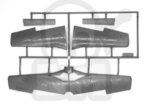 Mustang P-51K WWII American fighter 1:48