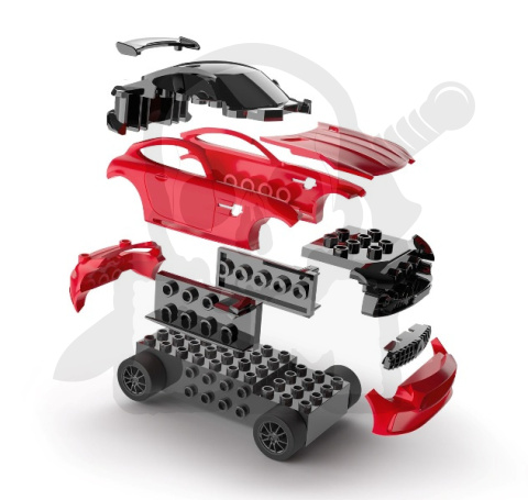 Revell 23154 Build 'n Race Mercedes AMG GT R (Red)