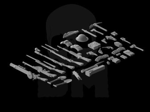 WWI US Infantry Weapon and Equipment 1:35