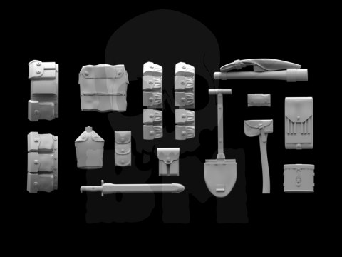 WWI US Infantry Weapon and Equipment 1:35