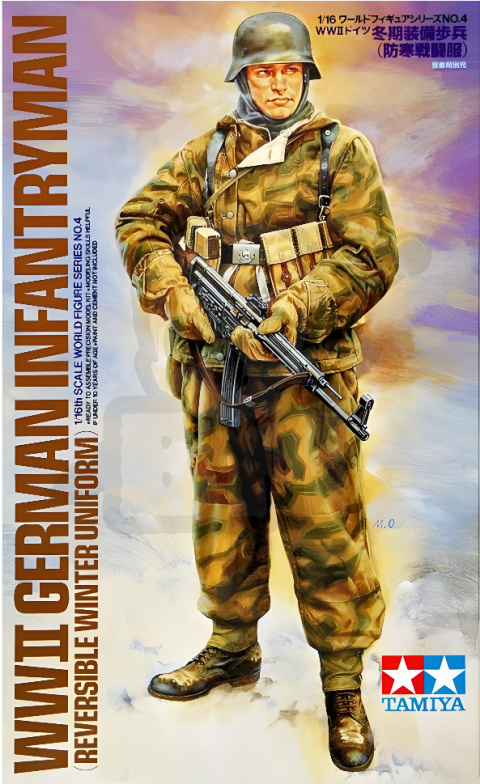 1:16 Tamiya 36304 WWII German Infatryman (Reversible Winter Uniform)