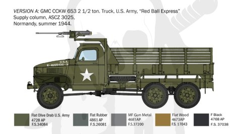 1:35 GMC 2 1/2 Ton. 6x6 Truck D-Day 80° Anniversary