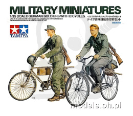 1:35 Tamiya 35240 German Soldiers with Bicycles 2 szt.