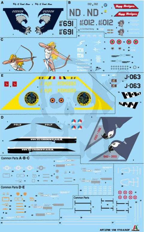 1:48 F-16 A Fighting Falcon