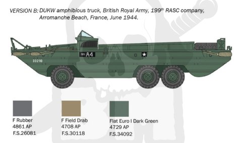 1:72 DUKW 2 1/2 ton GMC truck amphibious version "D-Day 80° Anniversary"