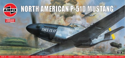 Airfix 14001V North American P-51D Mustang 1:24
