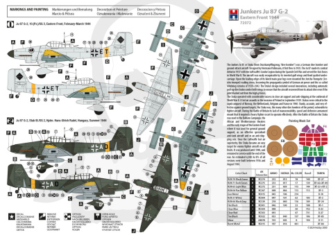 Hobby 2000 72072 Junkers Ju 87 G-2 Eastern Front 1944 1:72