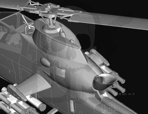 Hobby Boss 87224 Helikopter AH-1F Cobra 1:72
