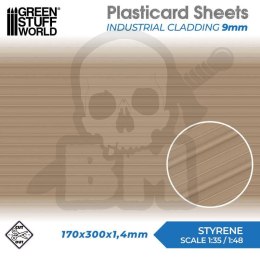 Plasticard - Industrial Cladding Textured Sheet 9mm arkusz 170x300x1.4 mm