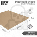 Plasticard - Brick Walls Textured Sheet 3mm
