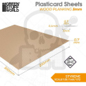 Plasticard - Wood Planking Textured Sheet arkusz A4