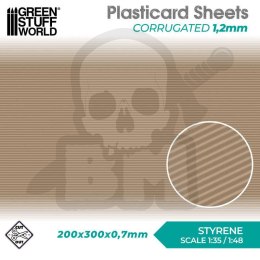 Plasticard - Corrugated Textured Sheet arkusz A4