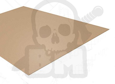 Plasticard - Corrugated Textured Sheet arkusz A4