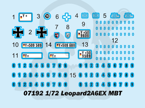 Trumpeter 07192 Leopard 2A6EX MBT 1:72