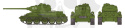 1:48 Tamiya 32599 Russian Medium Tank T-34-85