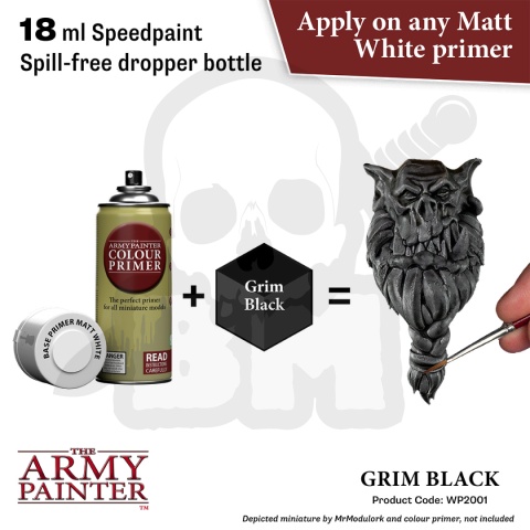 Army Painter Speedpaint 2.0 Grim Black 18ml farbka
