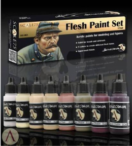Scale 75: Flesh Paint Set - zestaw 8 farb