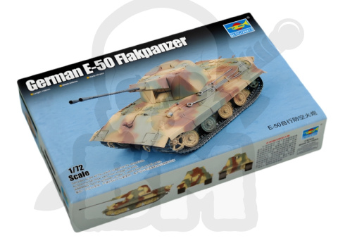 Trumpeter 07124 German E-50 Flakpanzer 1:72