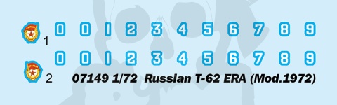 Trumpeter 07149 Rosyjski czołg T-62 ERA (mod.1972) 1:72