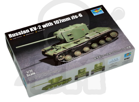 Trumpeter 07162 Czołg KW-2 z armatą ZIS-6 107mm 1:72