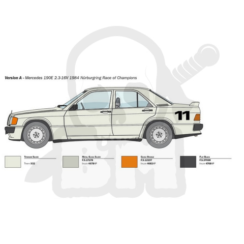1:24 Mercedes-Benz 190E 2.3 16v
