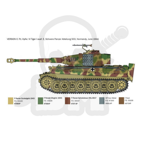 1:35 Pz.Kpfw. VI Tiger I Ausf. E late production