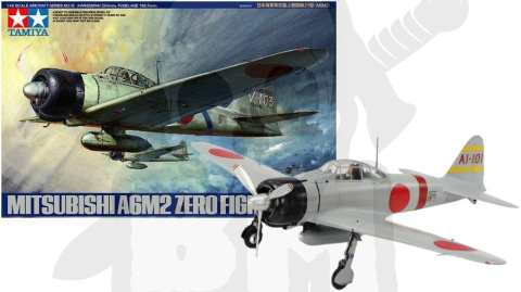 1:48 Tamiya 61016 Mitsubishi A6M2 Type 21 Zero Fighter ZEKE