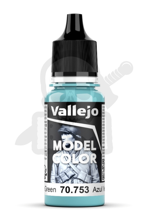 Vallejo 70753 Model Color 18ml Light Blue Green