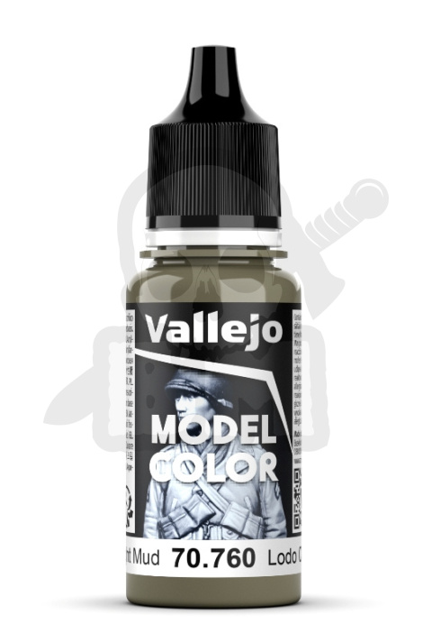 Vallejo 70760 Model Color 18ml Light Mud